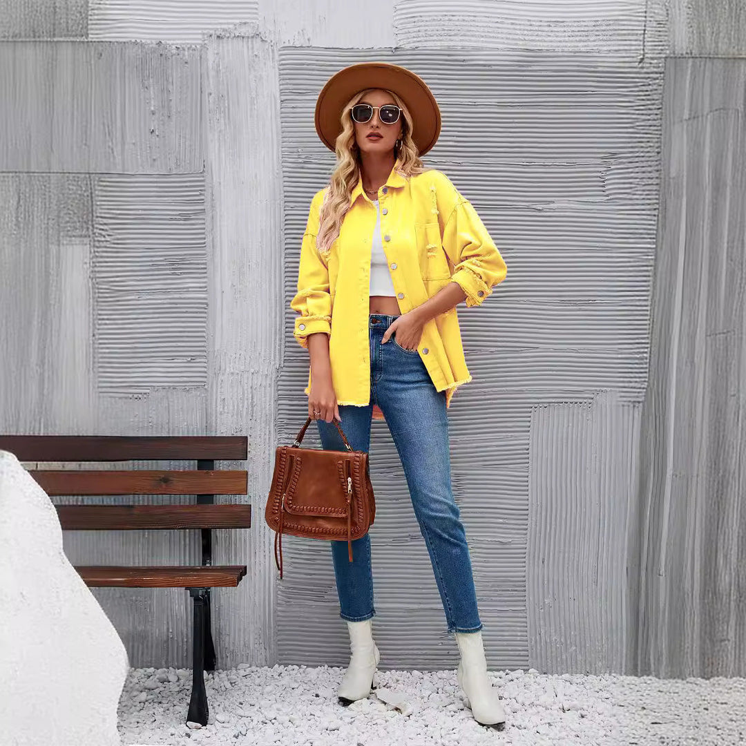 R&B | Denimjacken mit Knöpfen, Herbst