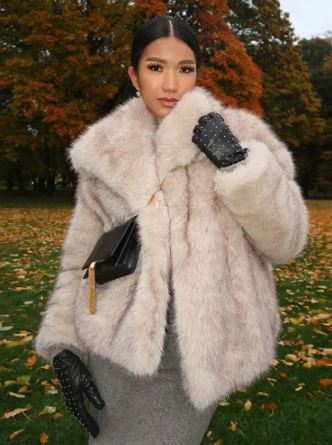 R&B | Fake,Fur,Mäntel mit Pelzlook, Kurz