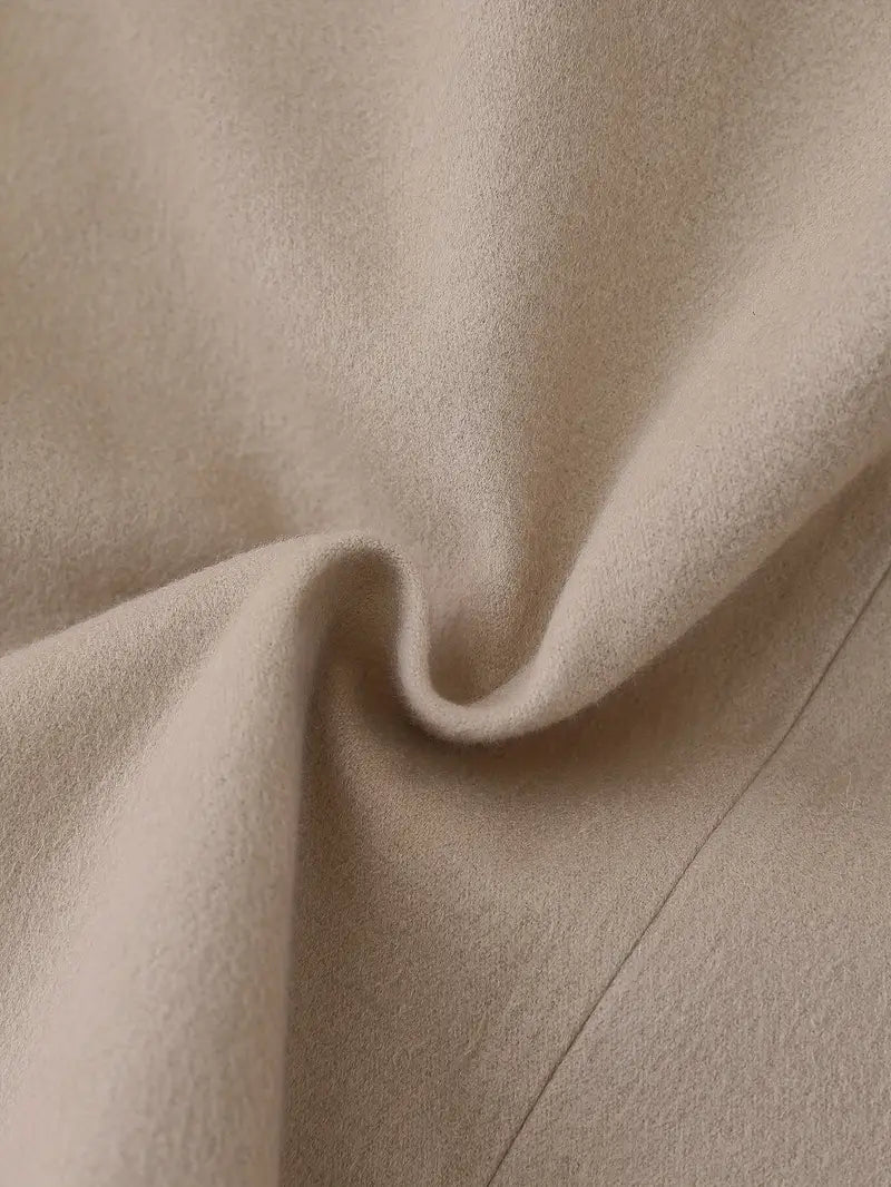 R&B | Langer Trenchcoat, Knittedesign