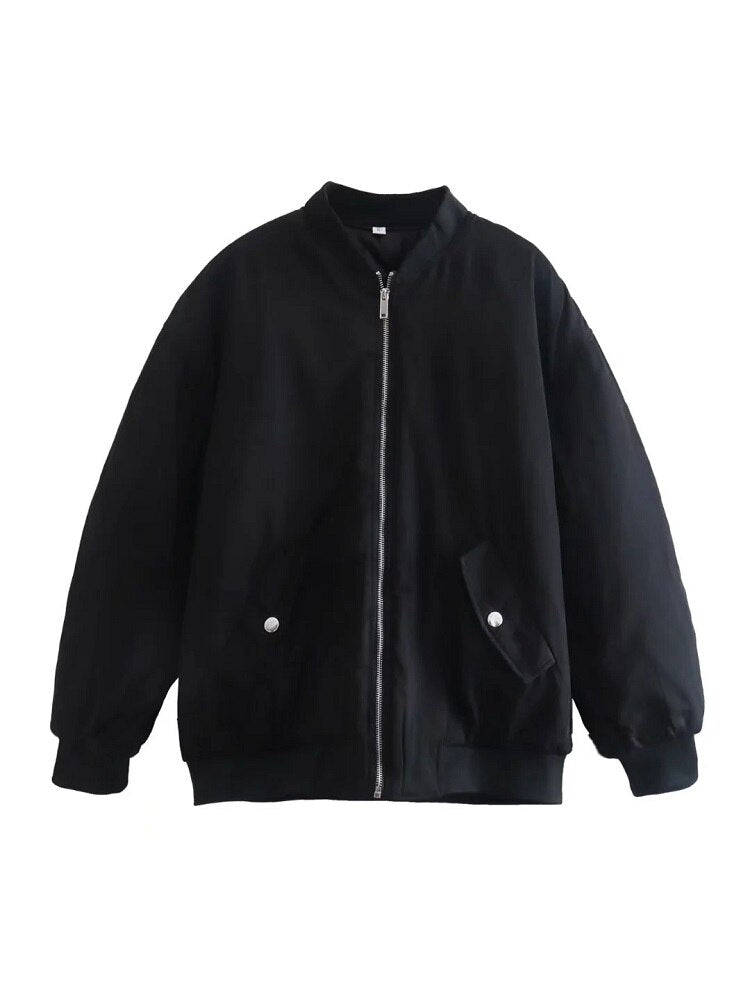 R&B | Übergangsjacke Bomberdetails, Trendy