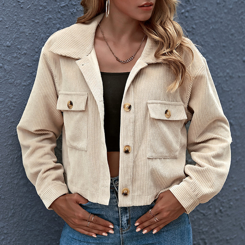 R&B | Übergangsjacke aus Samtoptik, Elegant
