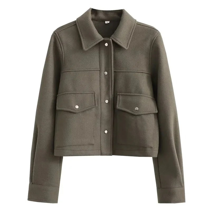 R&B | Übergangsjacke Kurz mit Knöpfen und Taschen