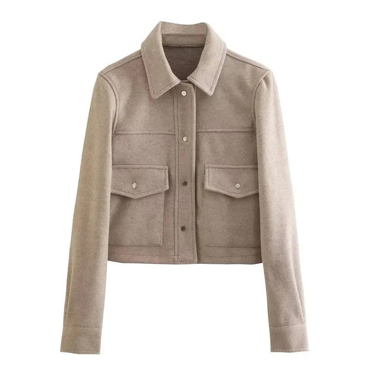 R&B | Übergangsjacke Kurz mit Knöpfen und Taschen