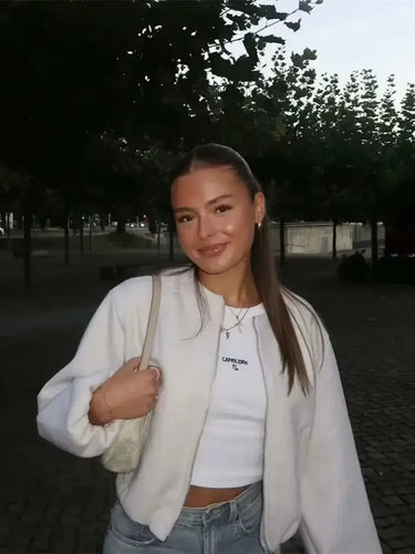 R&B | Übergangsjacke Reißverschluss Ribkanten, Modern