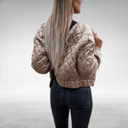 R&B | Übergangsjacke Quilt Bomber mit Reißverschluss