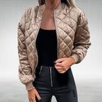 R&B | Übergangsjacke Quilt Bomber mit Reißverschluss