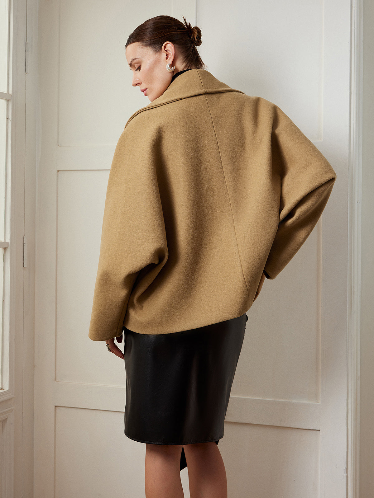 R&B | Übergröße Herbstjacke mit Schalkragen