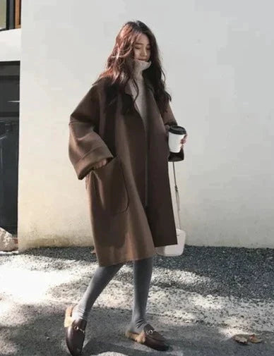 R&B | Trenchcoats mit Übergröße Design, Lang
