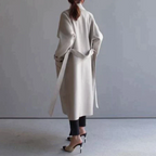 R&B | Winterjacke mit Gürtel, Lang