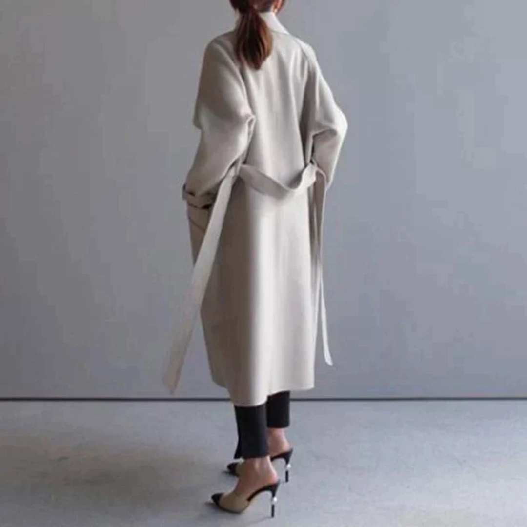 R&B | Winterjacke mit Gürtel, Lang