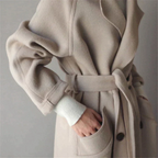 R&B | Winterjacke mit Gürtel, Lang