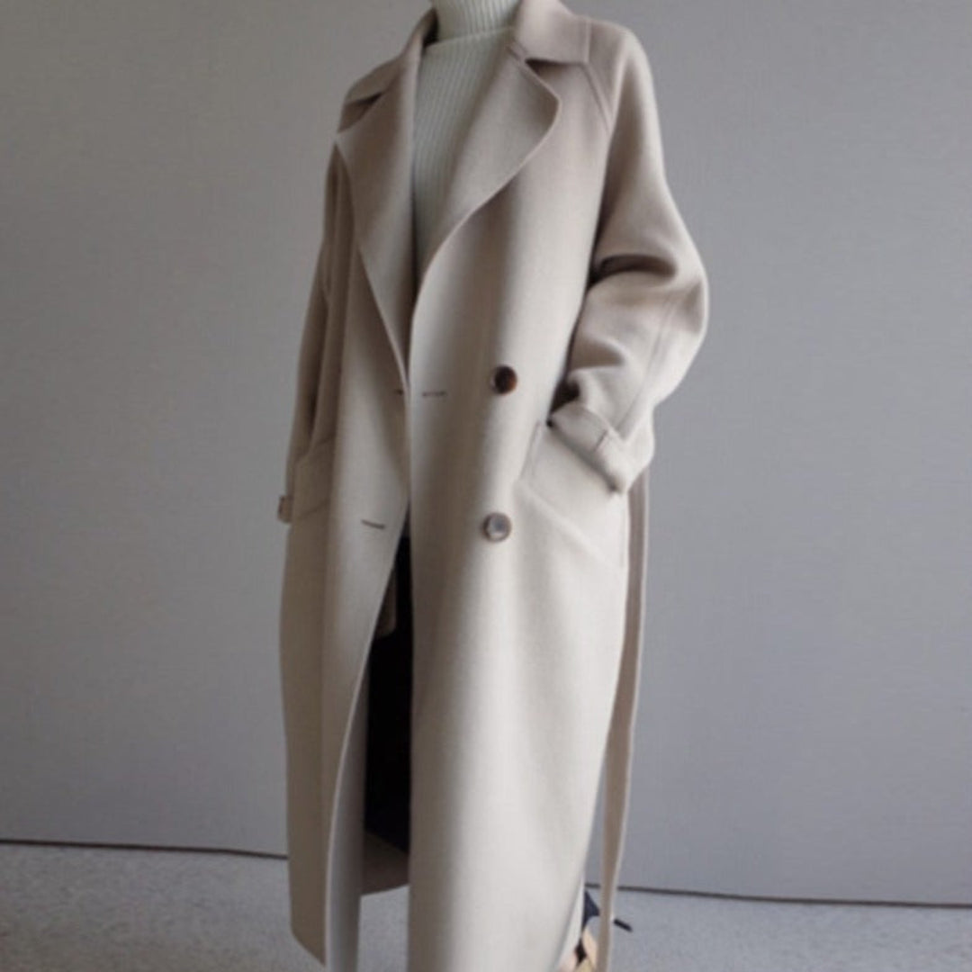 R&B | Winterjacke mit Gürtel, Lang