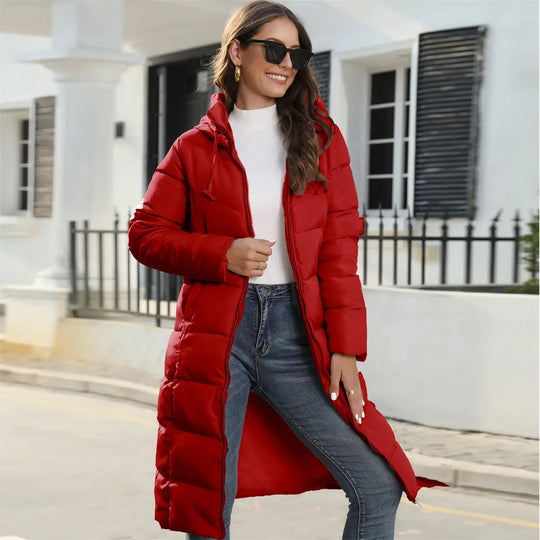 R&B | Pufferjacke - stilvolle Damen Winterjacke mit Kapuze