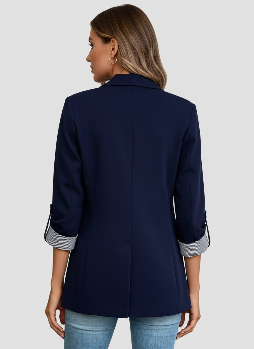 R&B | Blazer mit Schmaler Passform und Ein-Knopf-Verschluss