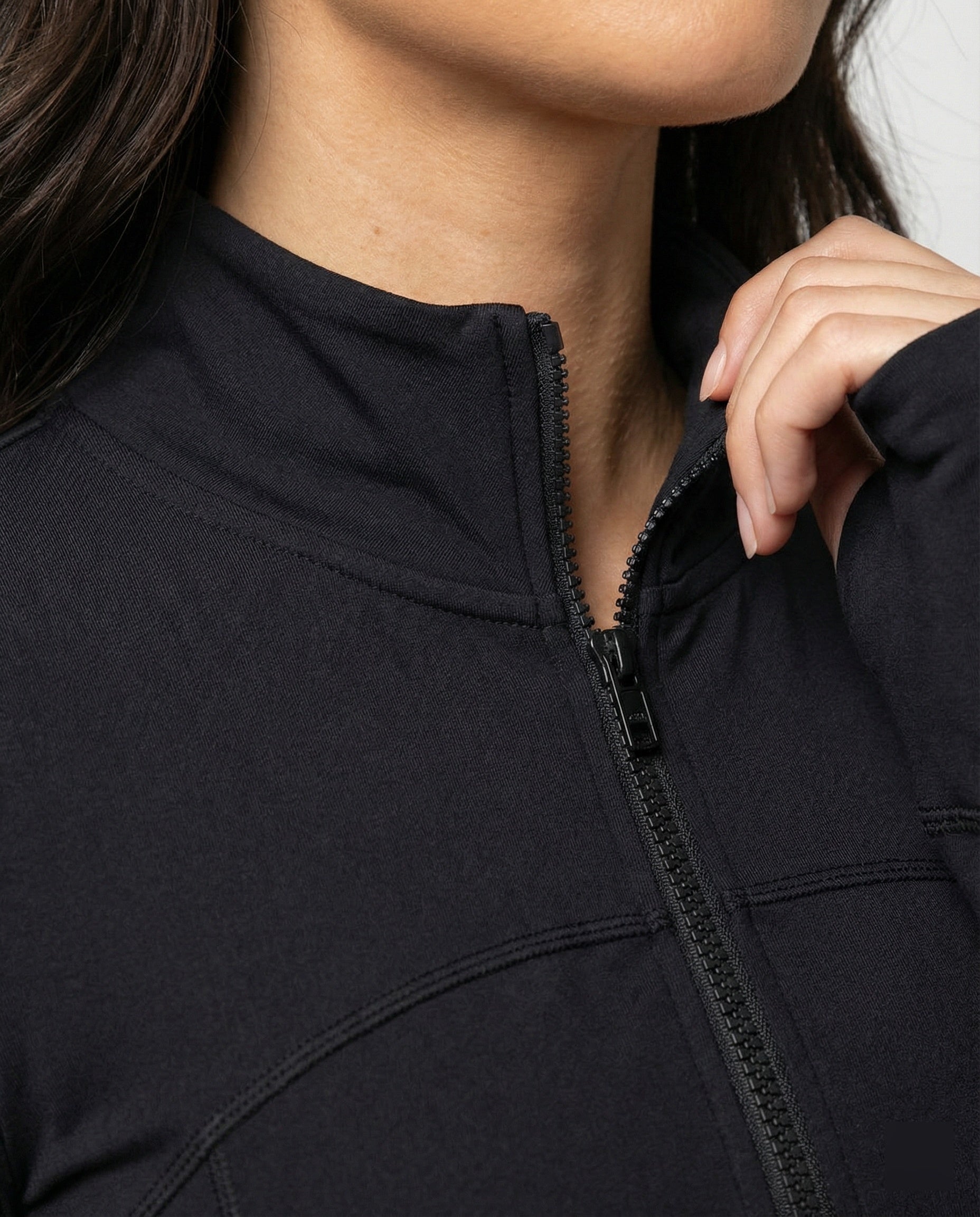 Damen Eisseide Sonnenschutz Set Slim Fit Sportanzug mit Kapuze