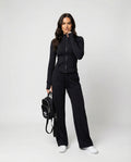 Damen Eisseide Sonnenschutz Set Slim Fit Sportanzug mit Kapuze
