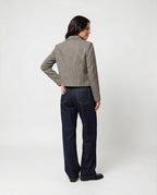 Damen High Waist Denim Hose