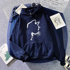 R&B | Hoodie mit Katzenmotiv