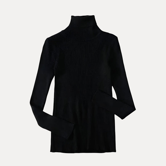 R&B | Rollkragenpullover mit Rippstruktur