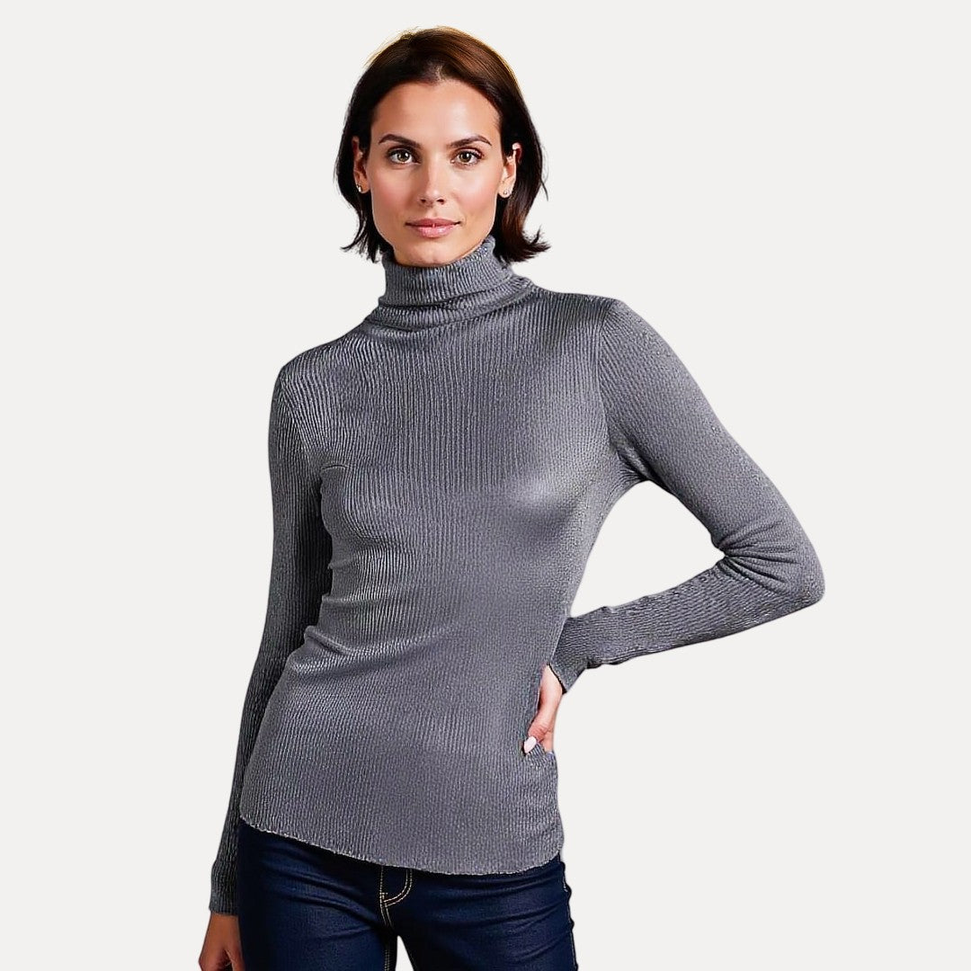 R&B | Rollkragenpullover mit Rippstruktur
