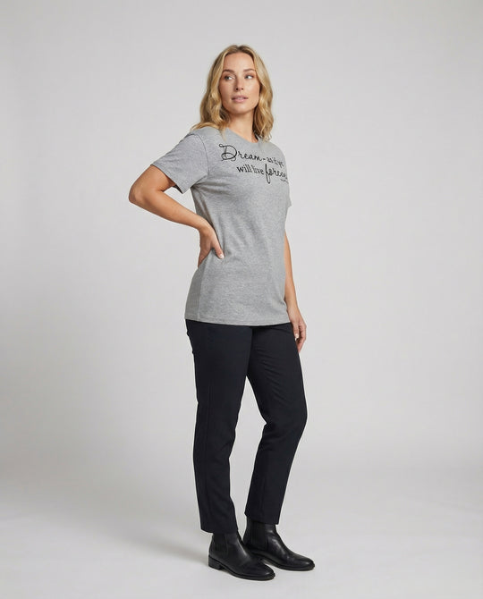 Damen T-Shirt Slim Fit Print Top Sommer