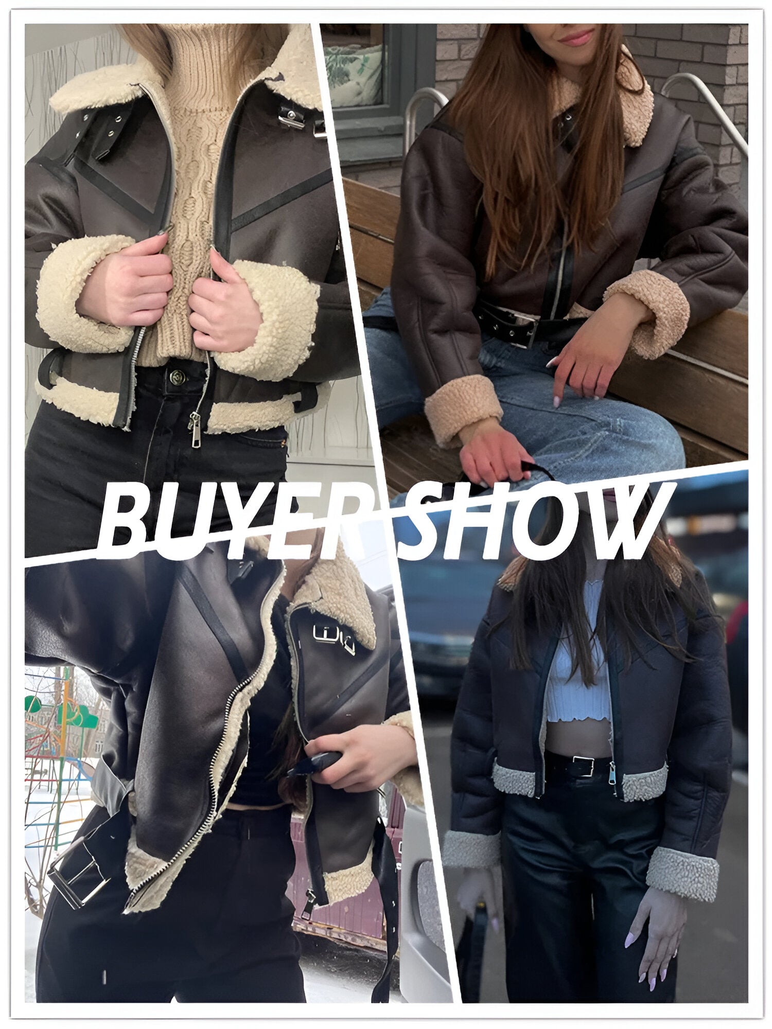 R&B | Winterjacke Aus Kunstleder