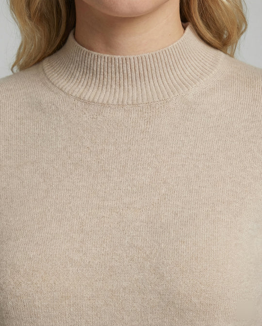 Feines Strickensemble mit Stehkragenpullover und komfortabler Elastikbundhose R&B