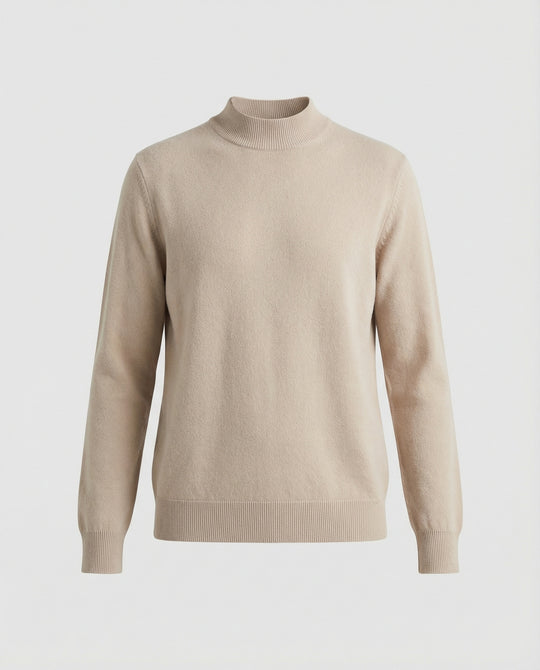 Feines Strickensemble mit Stehkragenpullover und komfortabler Elastikbundhose R&B