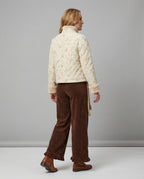 Kuscheliges Winter-Loungewear-Ensemble mit plüschgefütterter Kurzjacke, weiten Kimonoärmeln und fließender Samthose R&B