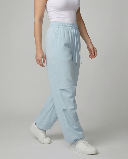 Lässige Taillenfaltenhose mit Tunnelzugschleife und elastischem Bund R&B