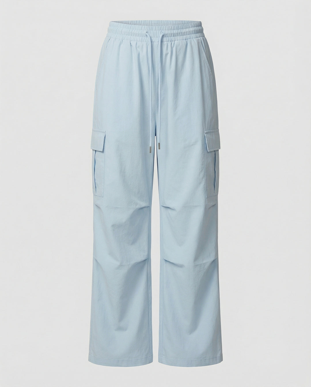 Lässige Taillenfaltenhose mit Tunnelzugschleife und elastischem Bund R&B