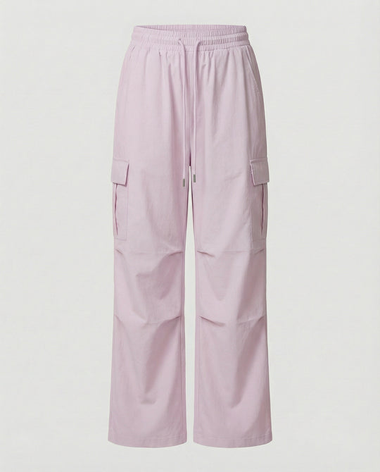 Lässige Taillenfaltenhose mit Tunnelzugschleife und elastischem Bund R&B