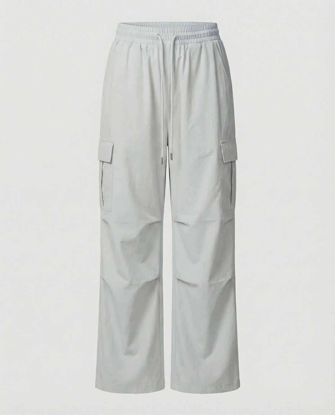 Lässige Taillenfaltenhose mit Tunnelzugschleife und elastischem Bund R&B