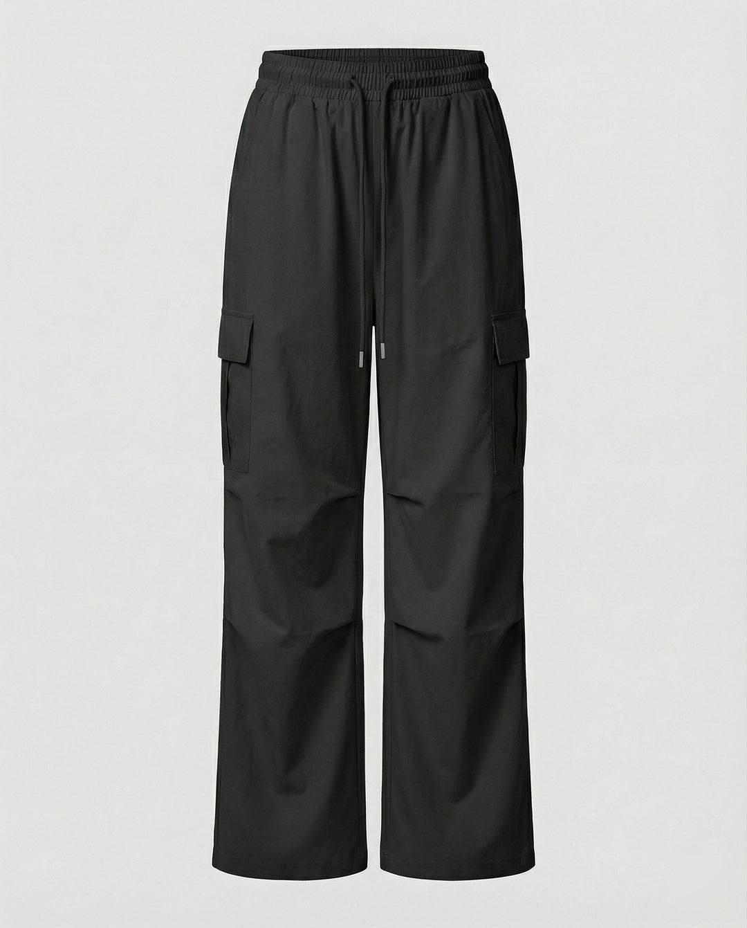 Lässige Taillenfaltenhose mit Tunnelzugschleife und elastischem Bund R&B