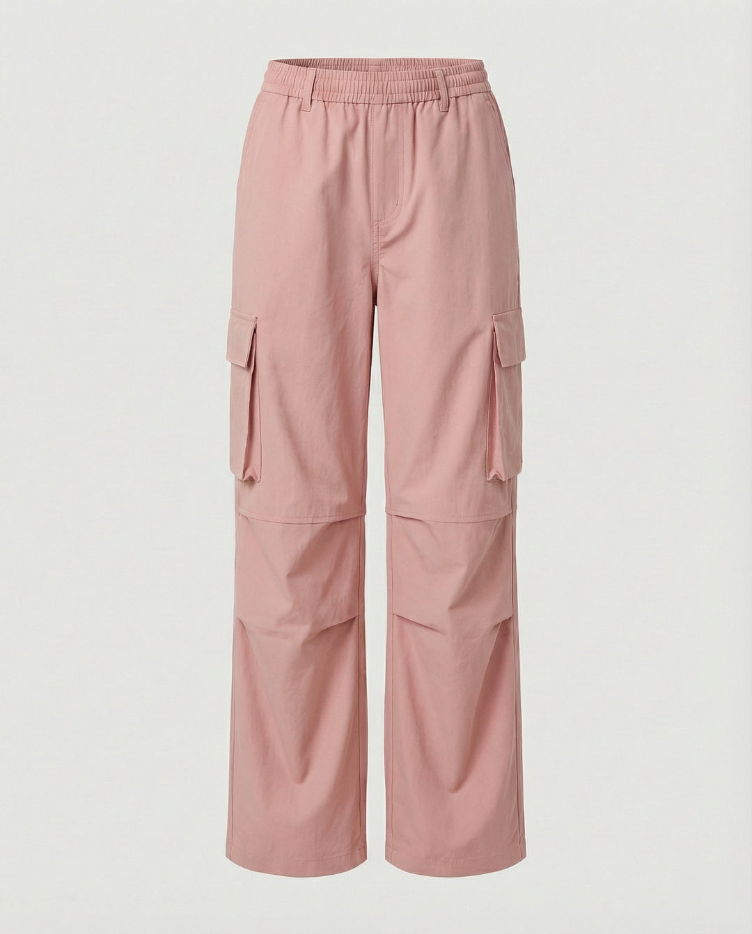 Sportive Oversize-Cargohose mit elastischem Tunnelzugbund, verstellbarem Saum und großen Klappentaschen R&B