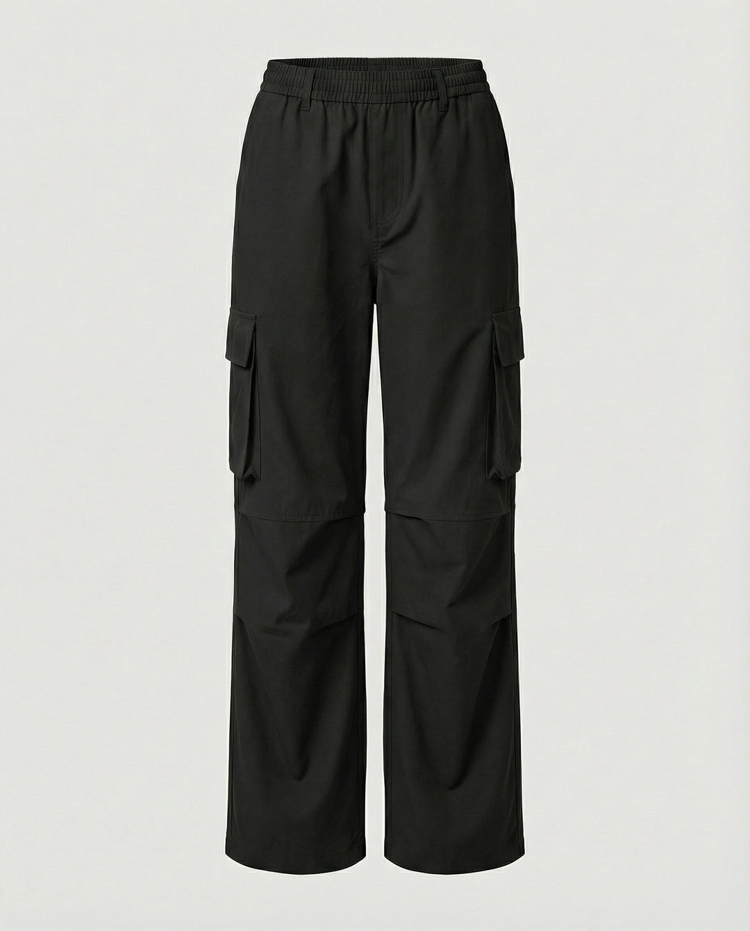 Sportive Oversize-Cargohose mit elastischem Tunnelzugbund, verstellbarem Saum und großen Klappentaschen R&B