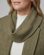 Strukturierter Strickblazer mit Schluppe und tailliertem Schnitt R&B
