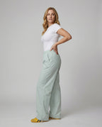 Weite Palazzo-Hose mit elastischem Gummibund, Eingrifftaschen und Kordelzugsaum R&B