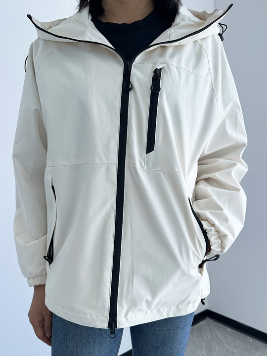 R&B | Wasserdichte Damenjacke mit Kapuze
