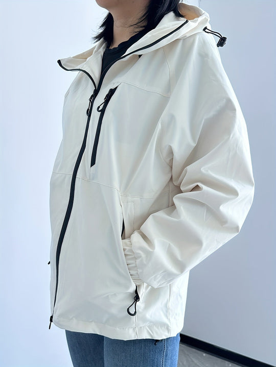 R&B | Wasserdichte Damenjacke mit Kapuze
