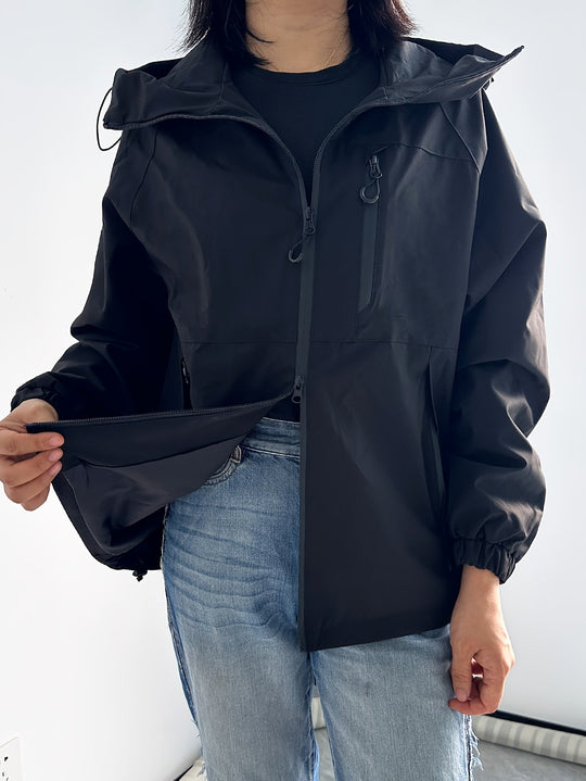 R&B | Wasserdichte Damenjacke mit Kapuze