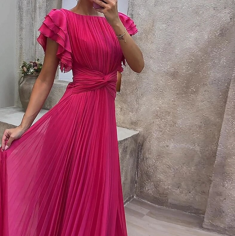 R&B | Elegantes Buntes Abendkleid