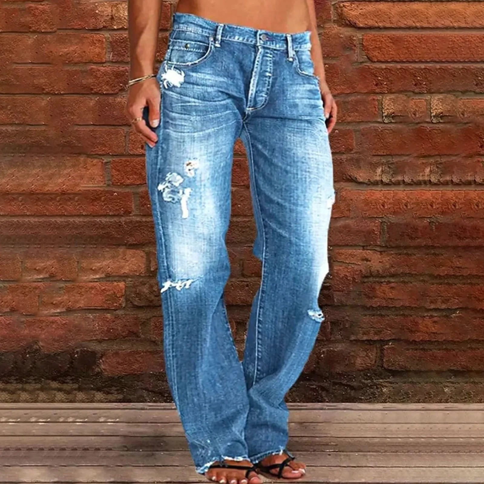 R&B | Vintage Ripped Jeans