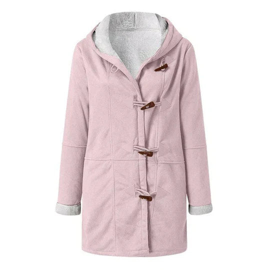 R&B | Lässige Fleece-Gefütterte Jacke mit Kapuze