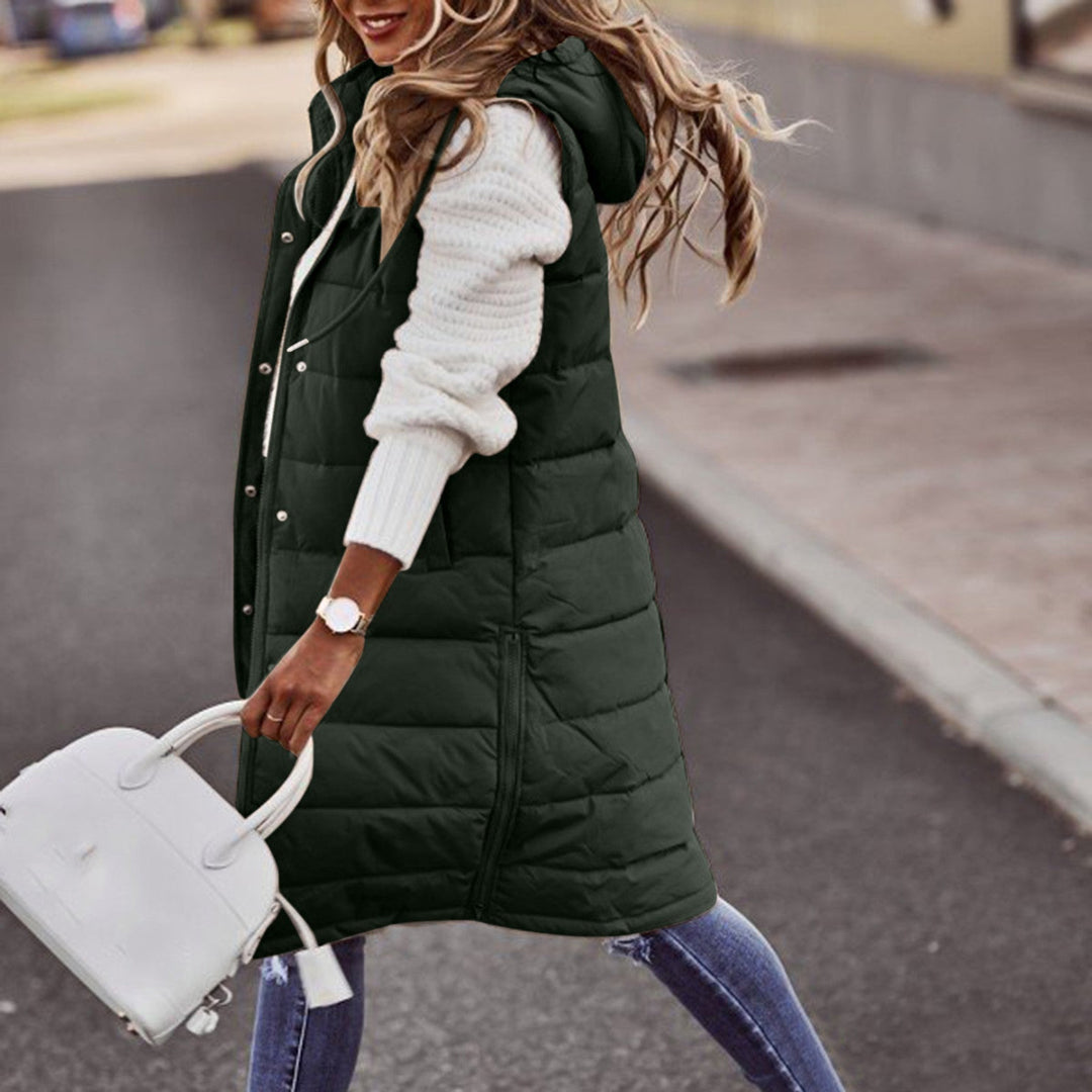R&B | Bodywarmer - Oversized Fit - Gesteppt und Futter - Mit Kapuze