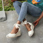 Damen-Sandalen mit hohem Absatz und Spitze