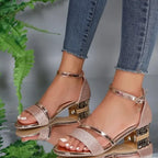 R&B | Sandalen mit Pailletten Verzierungen für Damen