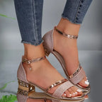 R&B | Sandalen mit Pailletten Verzierungen für Damen