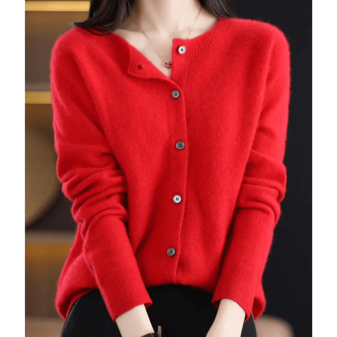 R&B | Cardigan mit Knöpfen Zeitloses Sweatshirt