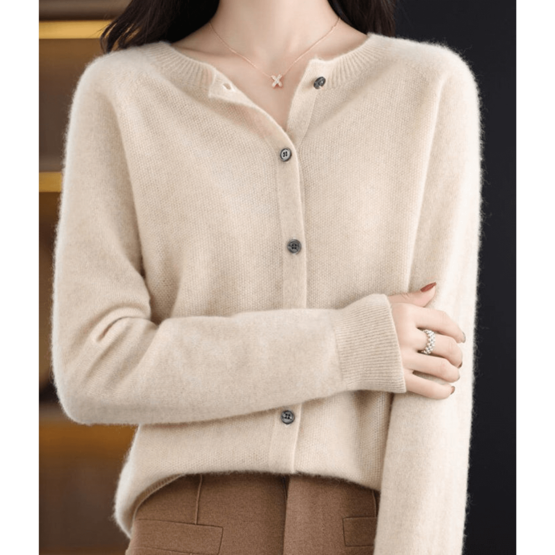 R&B | Cardigan mit Knöpfen Zeitloses Sweatshirt